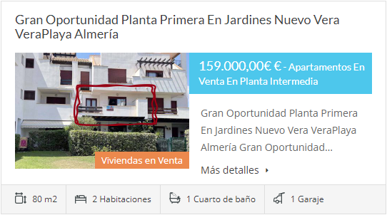Gran Oportunidad Planta Primera En Jardines Nuevo Vera VeraPlaya Almería